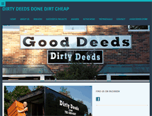 Tablet Screenshot of dirtydeedscheap.com